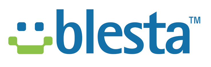 An illustration of the Blesta logo to showcase that Werner panel can easily be integrated with the Blesta platform. (Fictional info).